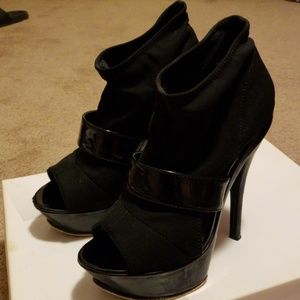 Peep toe platform heels (Stacey WP)